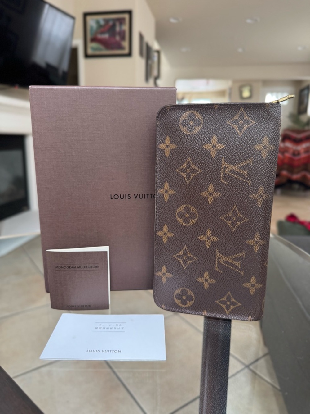 **SOLD** Louis Vuitton Monogram Zippy Long Wallet